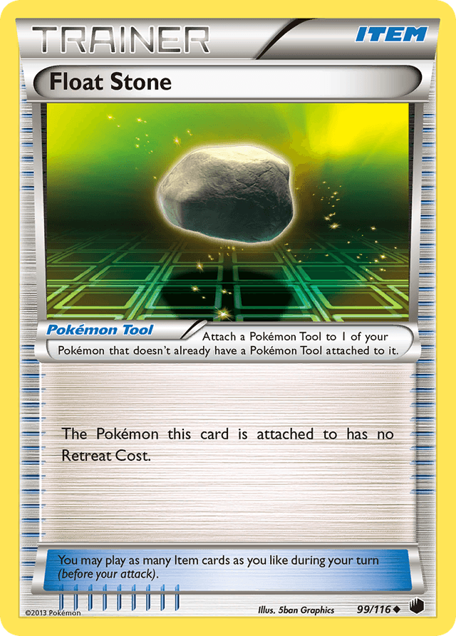 Carta Float Stone 99/116 do set Plasma Freeze — Pokémon TCG | Bynx