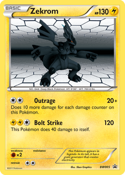 Zekrom BW005/101 — BW Black Star Promos