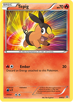 Tepig BW02/101 — BW Black Star Promos