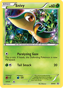 Snivy BW06 — BW Black Star Promos
