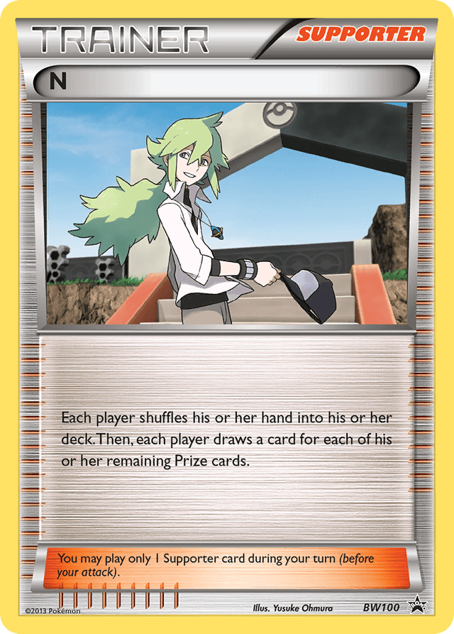 Carta N BW100/101 do set BW Black Star Promos — Pokémon TCG | Bynx