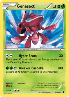 Genesect BW101 — BW Black Star Promos