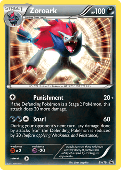 Zoroark BW19 — BW Black Star Promos