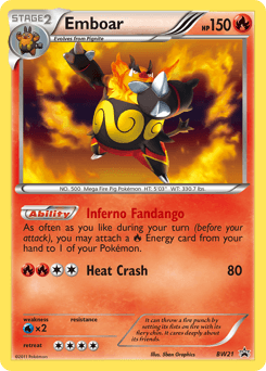 Emboar BW21/101 — BW Black Star Promos