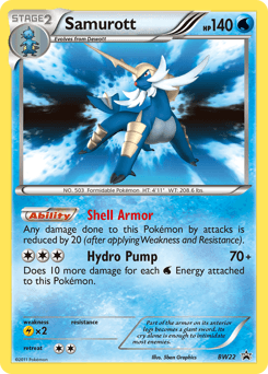 Samurott BW22/101 — BW Black Star Promos