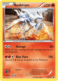 Reshiram BW23 — BW Black Star Promos