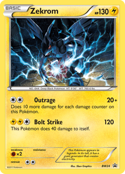 Zekrom BW24/101 — BW Black Star Promos