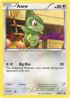 Axew BW26 — BW Black Star Promos