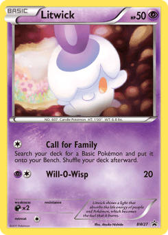 Litwick BW27 — BW Black Star Promos