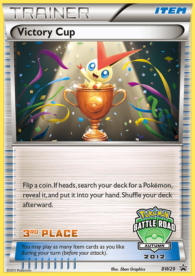 Carta Victory Cup BW29/101 do set BW Black Star Promos — Pokémon TCG | Bynx