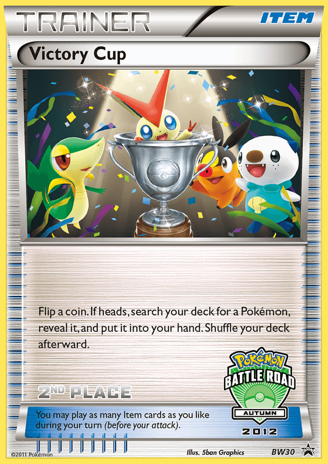 Carta Victory Cup BW30/101 do set BW Black Star Promos — Pokémon TCG | Bynx