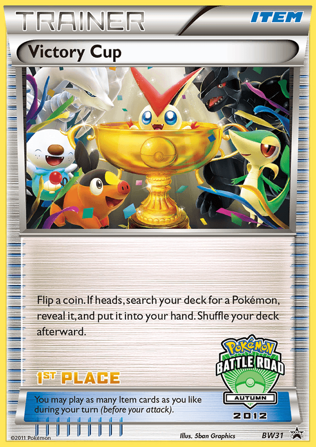 Carta Victory Cup BW31/101 do set BW Black Star Promos — Pokémon TCG | Bynx