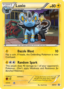 Luxio BW34/101 — BW Black Star Promos