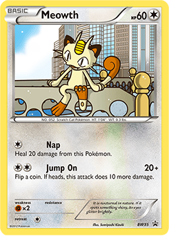 Meowth BW35/101 — BW Black Star Promos