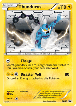 Thundurus BW41 — BW Black Star Promos