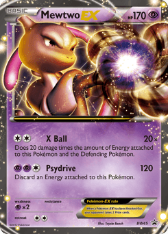 Mewtwo-EX BW45 — BW Black Star Promos