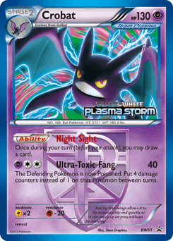 Crobat BW51 — BW Black Star Promos