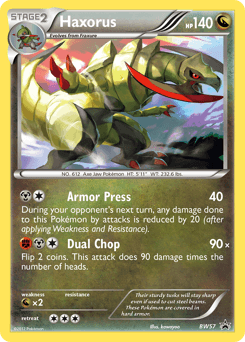 Haxorus BW57 — BW Black Star Promos
