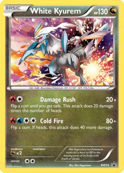 White Kyurem BW59 — BW Black Star Promos