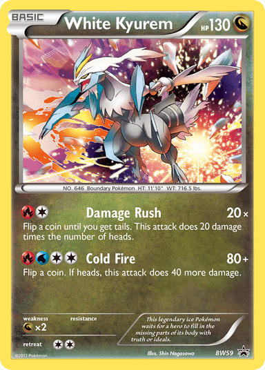 Carta White Kyurem BW59/101 do set BW Black Star Promos — Pokémon TCG | Bynx