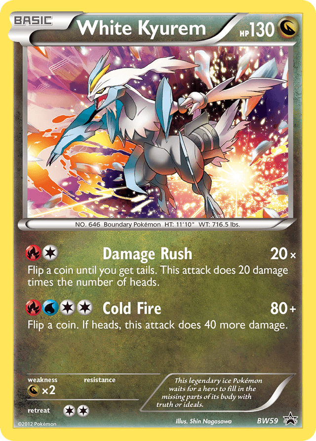 Carta White Kyurem BW59/101 do set BW Black Star Promos — Pokémon TCG | Bynx