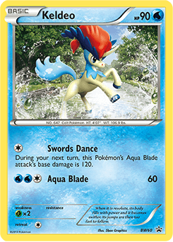 Keldeo BW60/101 — BW Black Star Promos