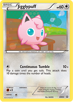 Jigglypuff BW65 — BW Black Star Promos