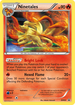 Ninetales BW66 — BW Black Star Promos