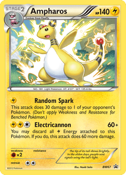 Ampharos BW67/101 — BW Black Star Promos