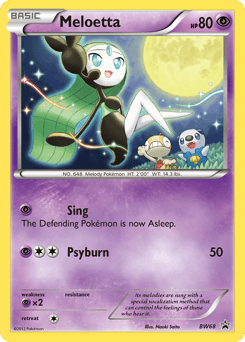 Meloetta BW68 — BW Black Star Promos
