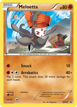 Meloetta BW69 — BW Black Star Promos