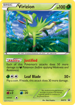 Virizion BW70 — BW Black Star Promos