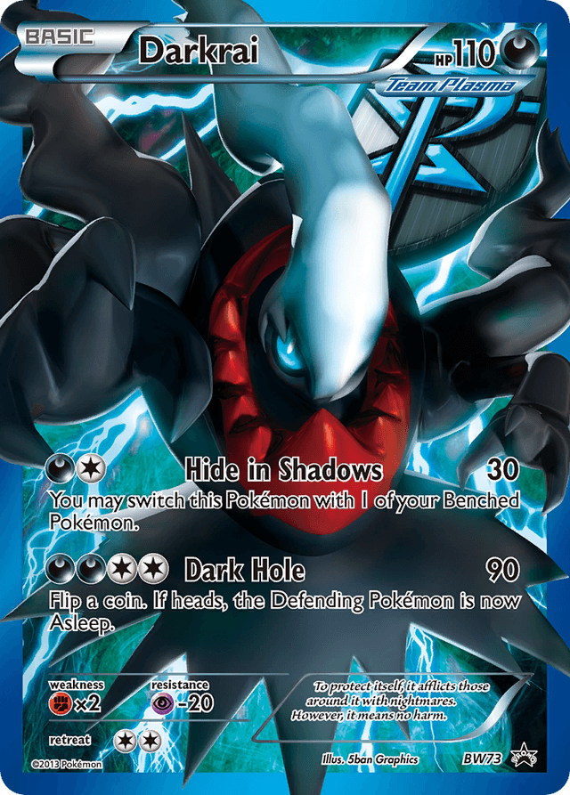 Carta Darkrai BW73/101 do set BW Black Star Promos — Pokémon TCG | Bynx