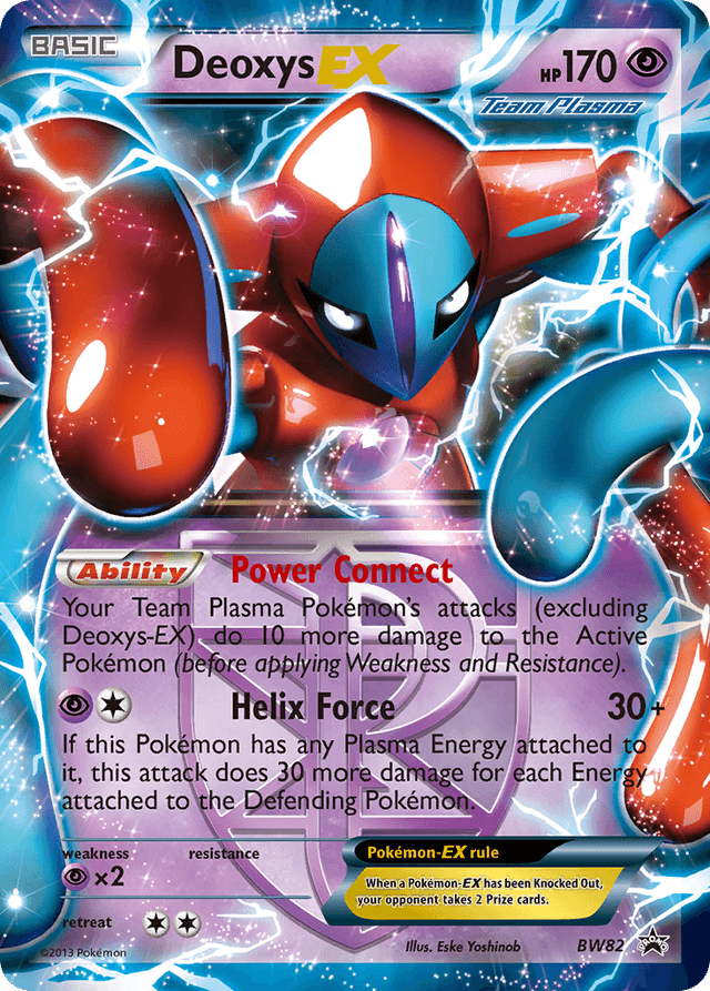Carta Deoxys-EX BW82/101 do set BW Black Star Promos — Pokémon TCG | Bynx