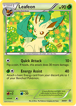 Leafeon BW87 — BW Black Star Promos