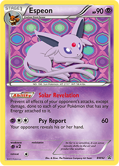 Espeon BW92/101 — BW Black Star Promos