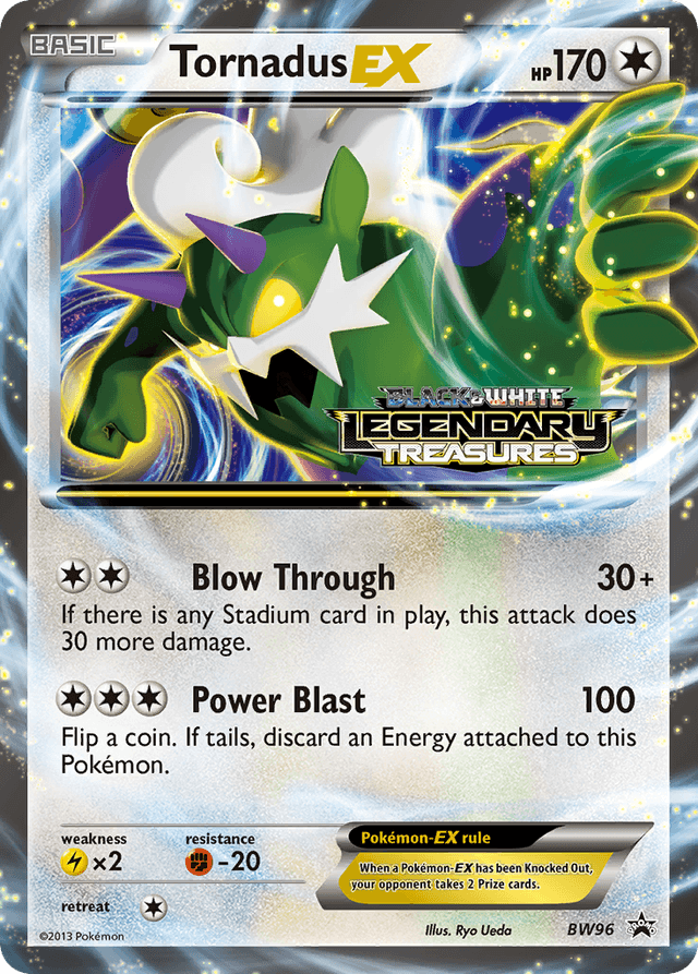 Carta Tornadus-EX BW96/101 do set BW Black Star Promos — Pokémon TCG | Bynx