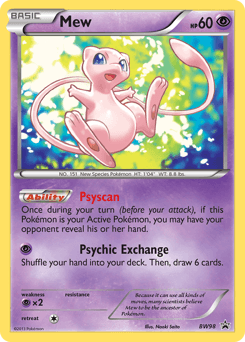 Mew BW98/101 — BW Black Star Promos