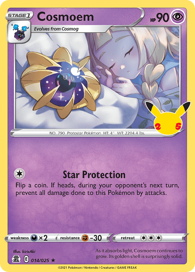 Carta Cosmoem 14/25 do set Celebrations — Pokémon TCG | Bynx