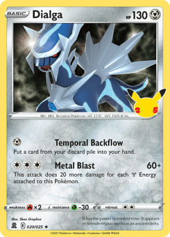 Dialga 20/25 — Celebrações