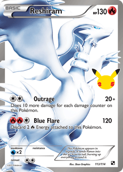 Reshiram 113/25 — Celebrations: Classic Collection