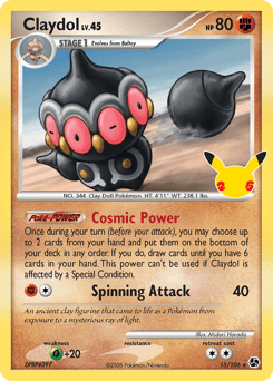 Claydol 15/25 — Celebrations: Classic Collection