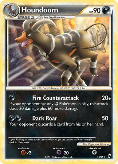 Carta Houndoom 10/95 do set Call of Legends — Pokémon TCG | Bynx