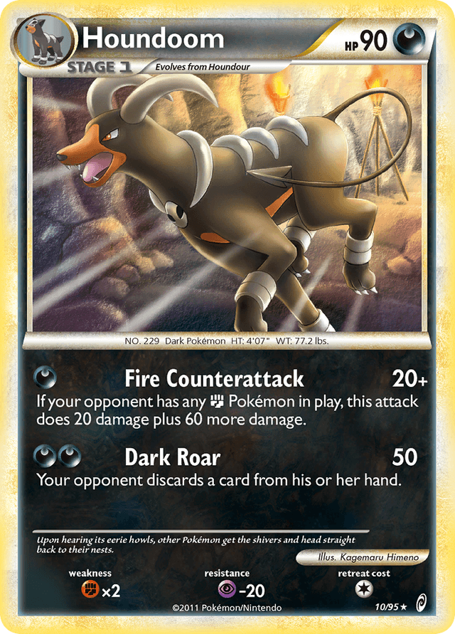 Carta Houndoom 10/95 do set Call of Legends — Pokémon TCG | Bynx