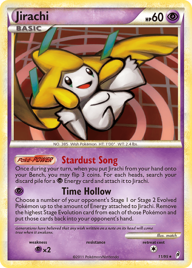 Carta Jirachi 11/95 do set Call of Legends — Pokémon TCG | Bynx