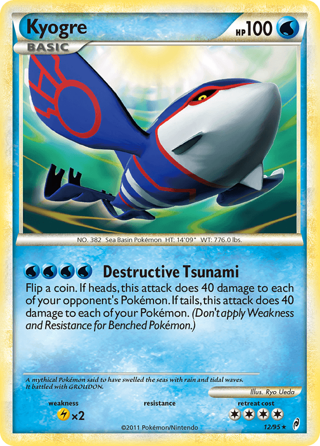 Carta Kyogre 12/95 do set Call of Legends — Pokémon TCG | Bynx
