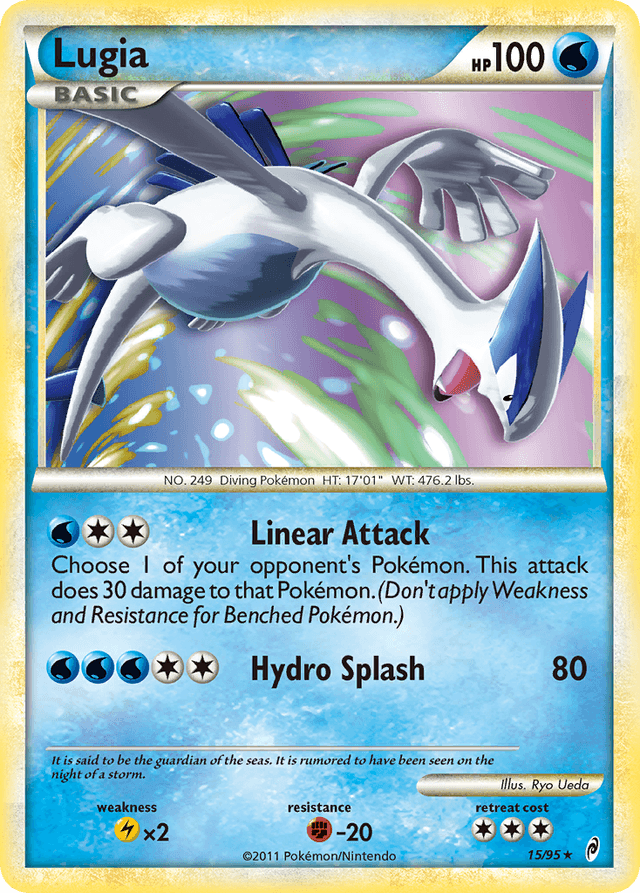 Carta Lugia 15/95 do set Call of Legends — Pokémon TCG | Bynx