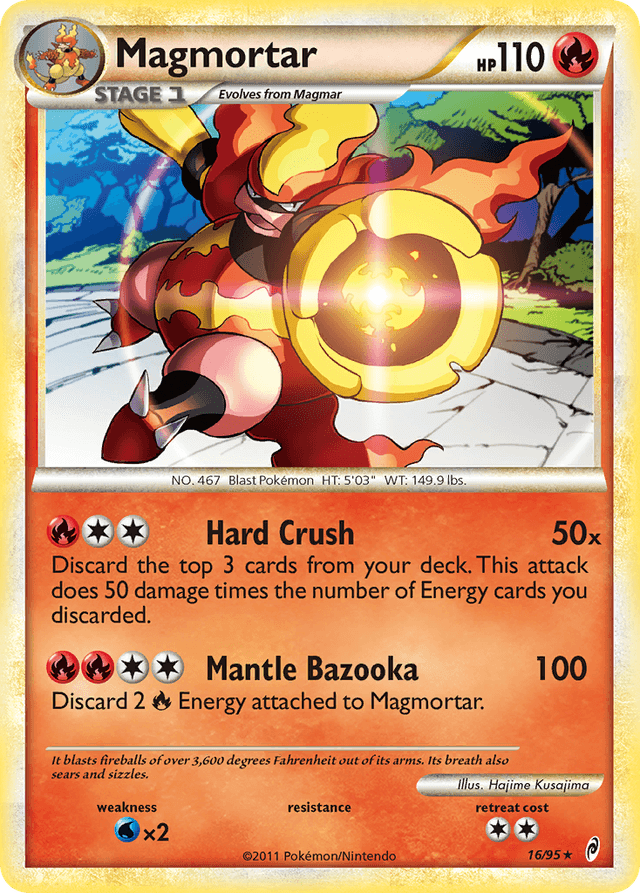 Carta Magmortar 16/95 do set Call of Legends — Pokémon TCG | Bynx