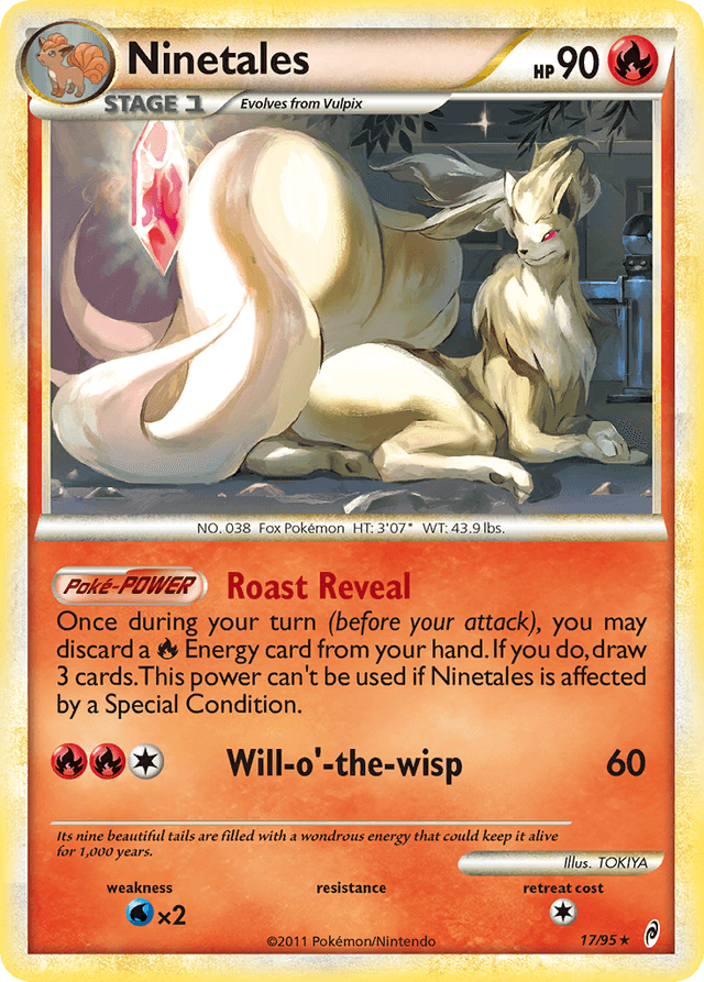 Carta Ninetales 17/95 do set Call of Legends — Pokémon TCG | Bynx