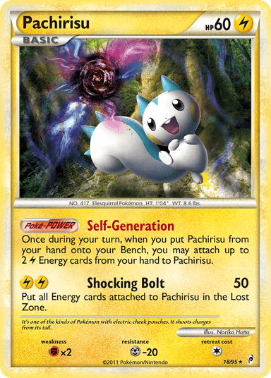 Carta Pachirisu 18/95 do set Call of Legends — Pokémon TCG | Bynx